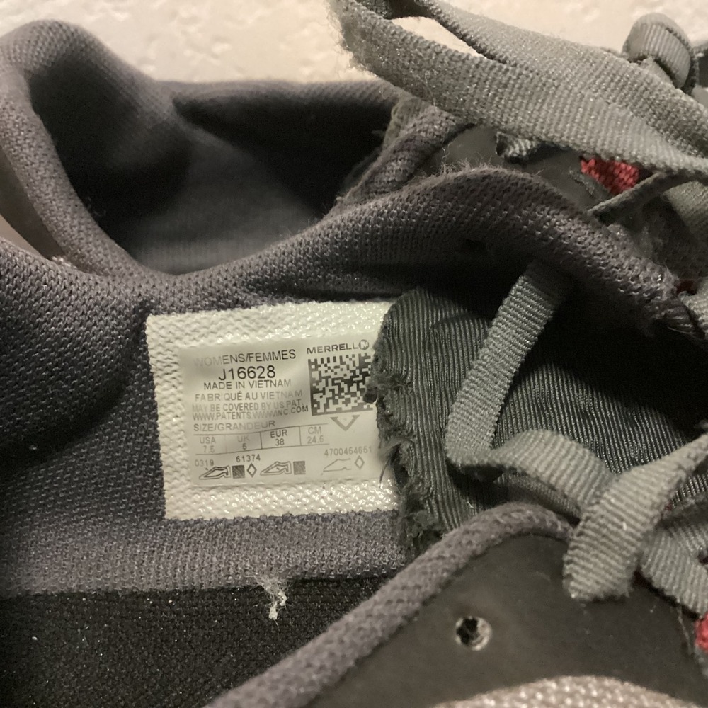 Merrell Vapor Glove 4 Womens 7.5 Minimalist Barefoot‎ Running Shoes Gray J16628 - Picture 6 of 12
